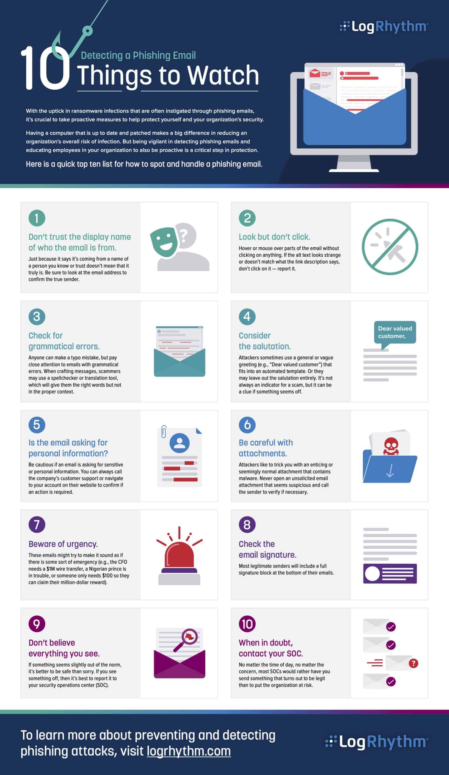 Infographic: Tips For Detecting A Phishing Email   Bryley Systems Inc