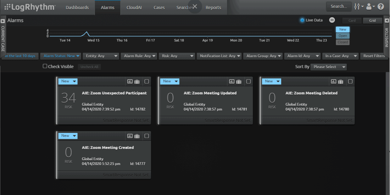 Monitor Zoom Security and Privacy Risks Using the LogRhythm NextGen