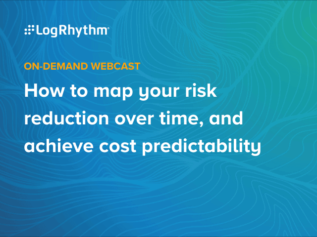How to map your risk reduction over time, and achieve cost predictability