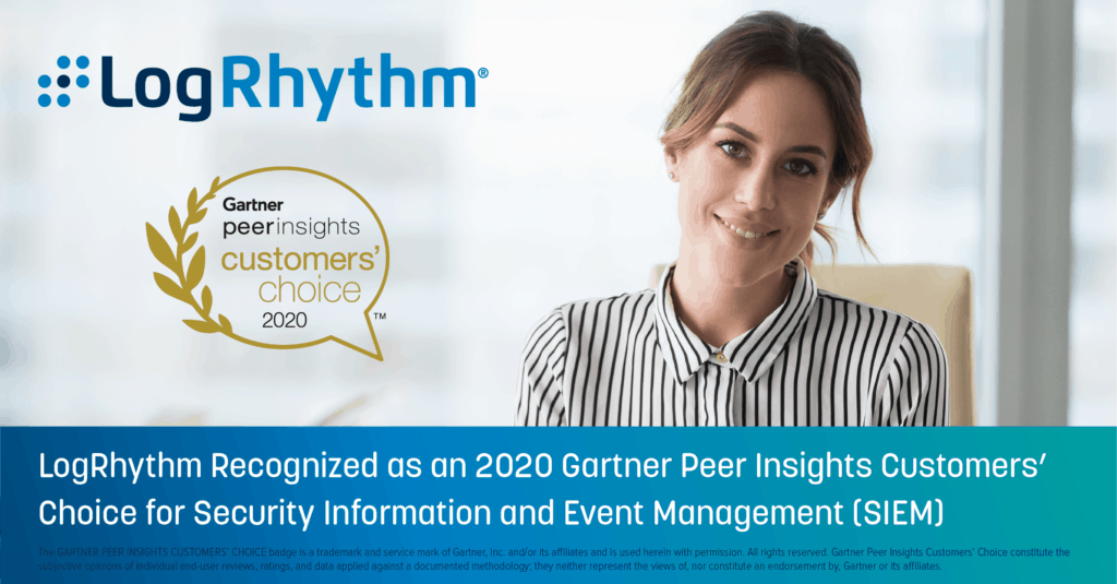 LogRhythm Receives Gartner Peer Insights’ SIEM Customers' Choice