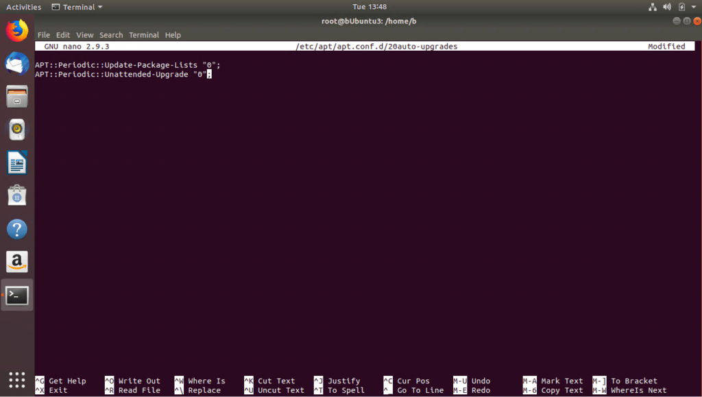 Disabling updates for testing purposes in Ubuntu