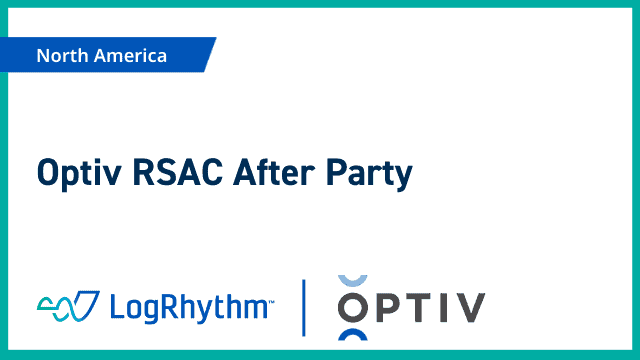 Optiv RSAC After Party