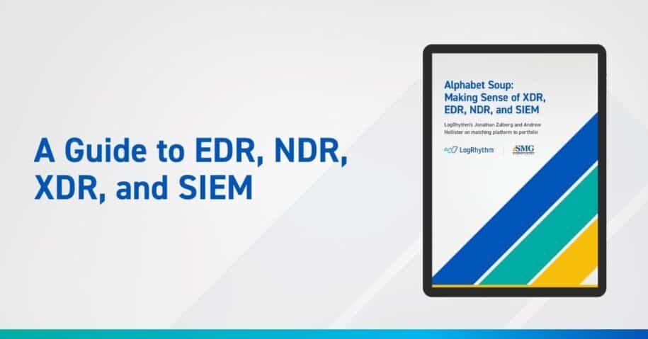 EDR, NDR, XDR, and SIEM cover image