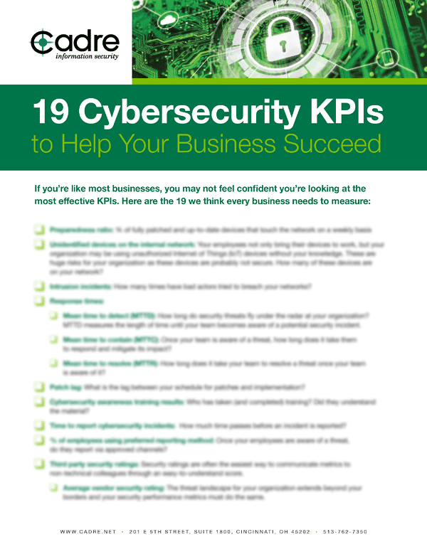 19 Cybersecurity KPIs to Help Your Business Succeed