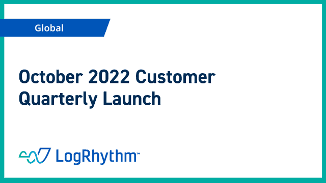 October 2022 Customer Quarterly Launch Website