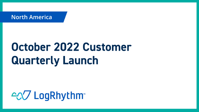 October 2022 Customer Quarterly Launch