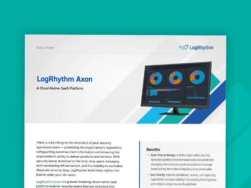 LogRhythm Axon Data Sheet