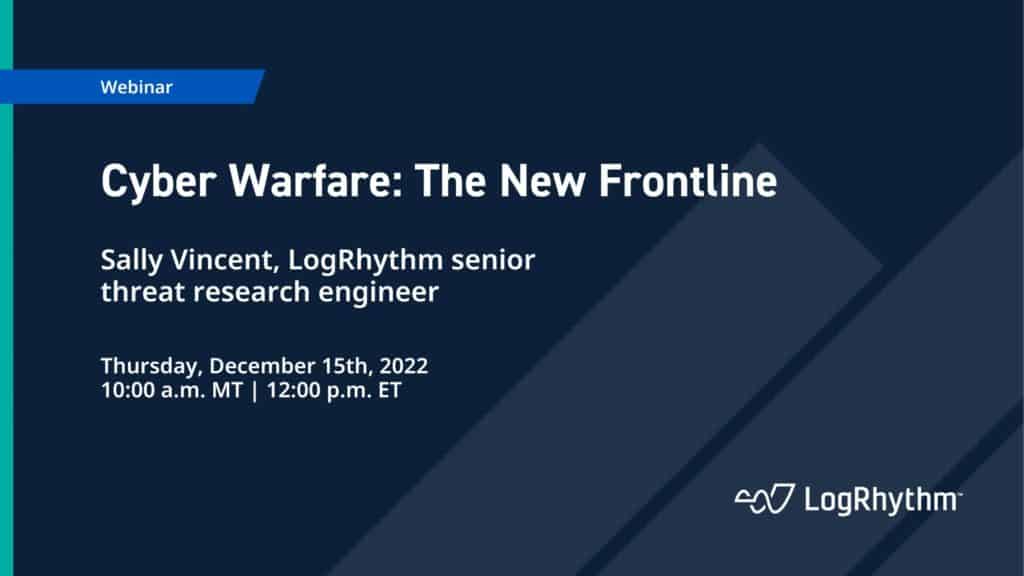 Cyber WareFare: The New Frontline 12/22