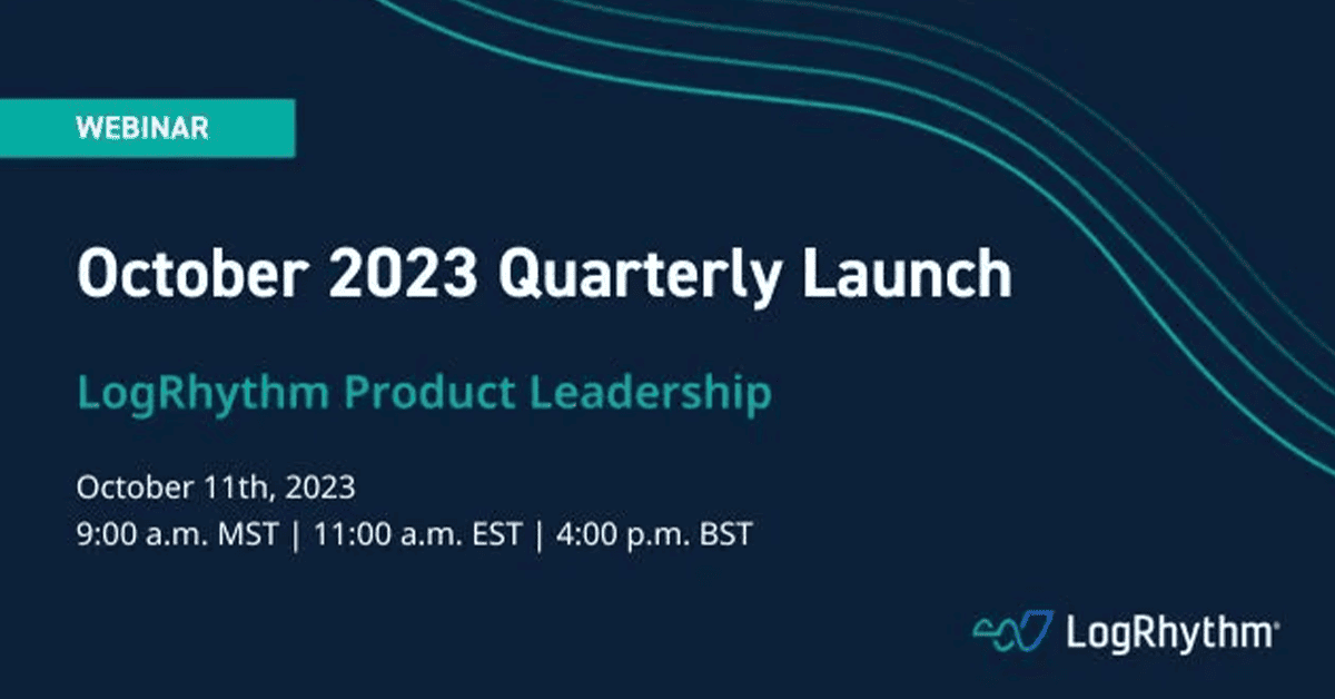 October 2023 Quarterly Launch Webinar: October 11, 2023