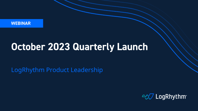 October 2023 Quarterly Launch Webinar