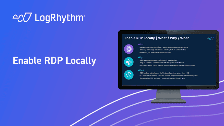 Enable RDP Locally - Security Spotlight