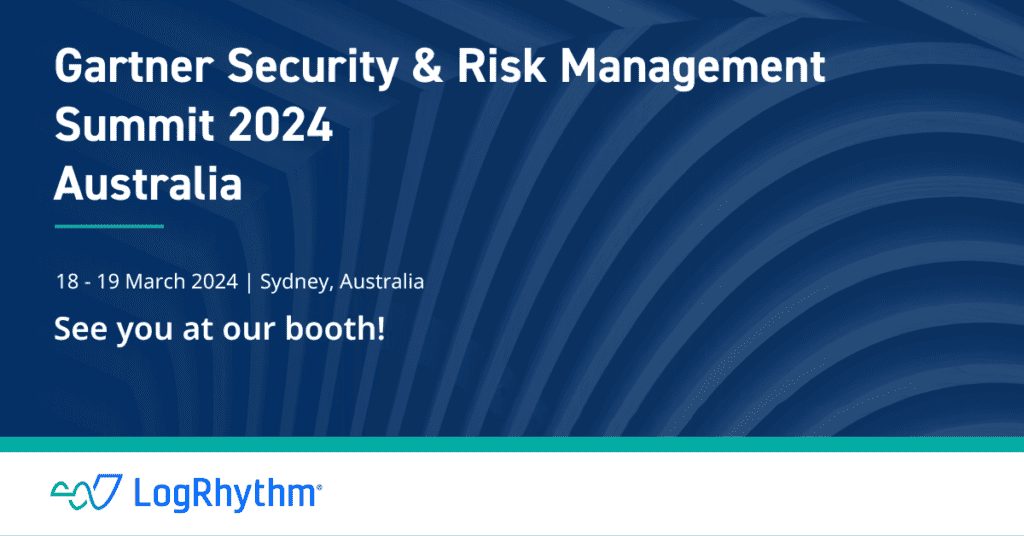Gartner Security & Risk Management Summit 2024 LogRhythm