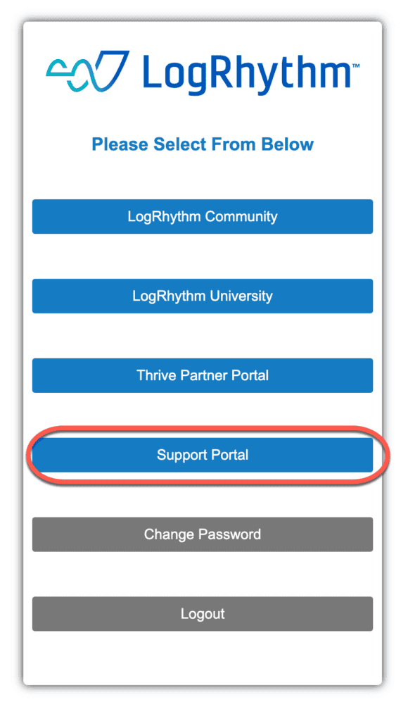 LogRhythm Training Support Portal